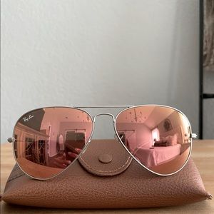 Ray Ban mirrored sunglasses